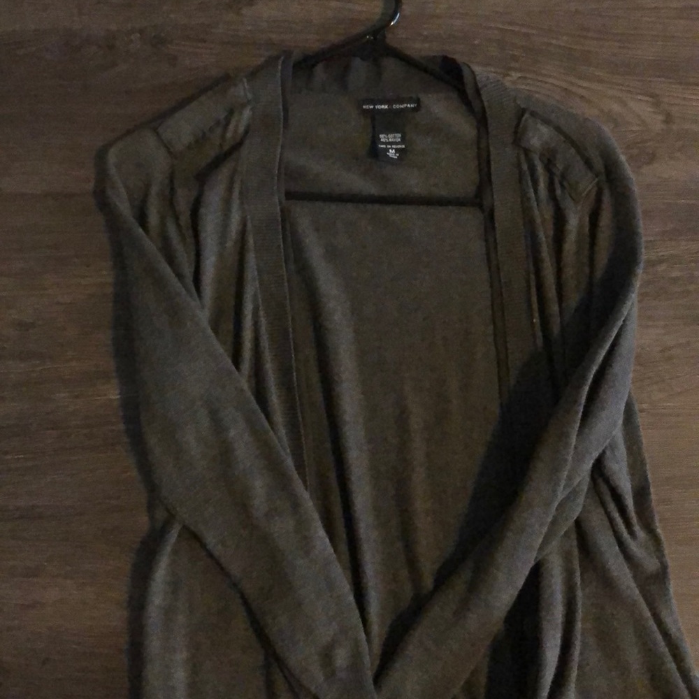 Greyish brown cardigan